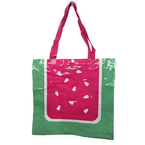 NWT Large Vinyl Transparent Watermelon Fruit Tote Bag Spring Summer Fruitcore